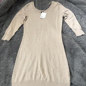 Long sleeve bodycon sweater dress